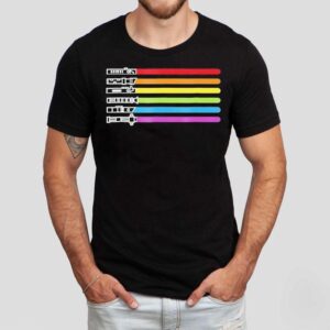 Gay Saber Rainbow Lgbt Pride Tshirt