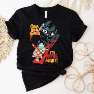 Ghostface Grab Some Snacks It’s Movie Night At The Movies Grim Shirt