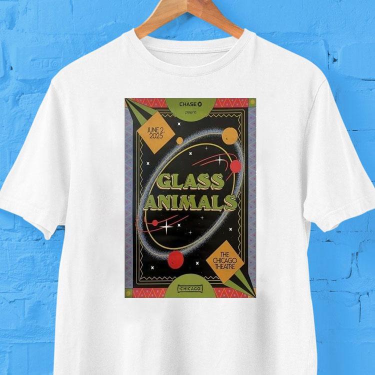 Glass Animals 06-02-2025 Chicago, Il Shirt Glass Animals 06-02-2025 Chicago, Il Shirt
