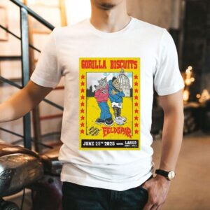 Gorilla Biscuits Feldspar Rome Italy June 25th 2025 Shirt