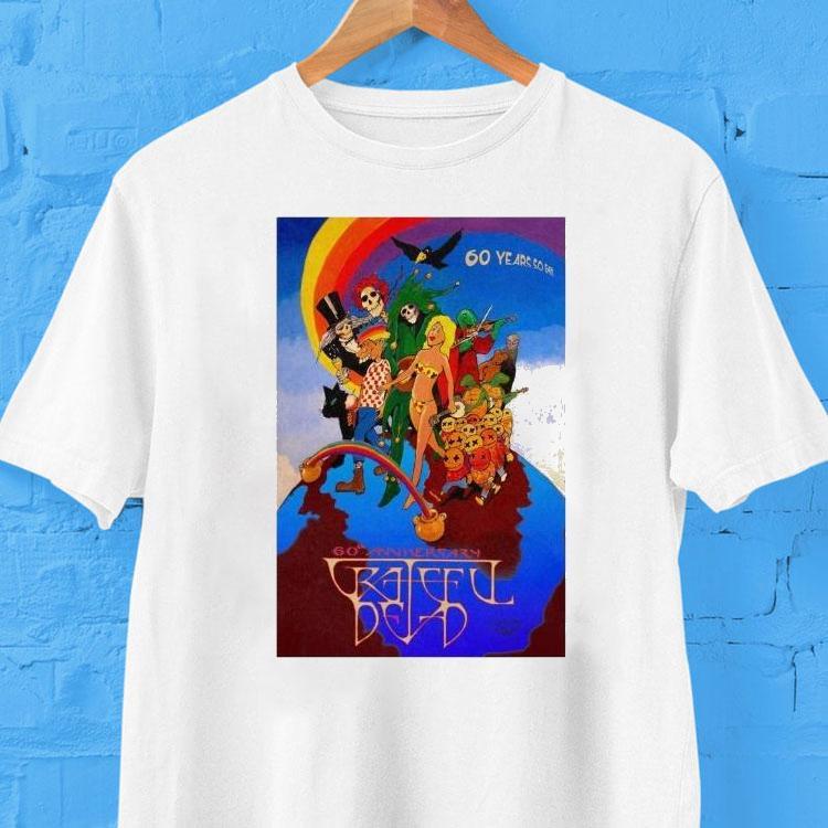 Grateful Dead 60th Anniversary 2025 Signed Shirt Grateful Dead 60th Anniversary 2025 Signed Shirt