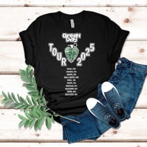 Green Day Tour 2025 Australia Tour Shirt