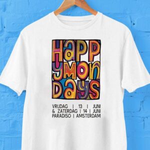 Happy Mondays June 2025 Paradiso Amsterdam Shirt