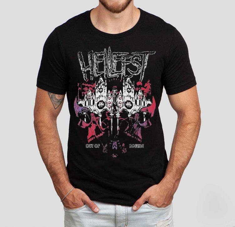 Hellfest Out Of Bounds Skyline On June 19-22 2025 Skull Shirt Hellfest Out Of Bounds Skyline On June 19-22 2025 Skull Shirt