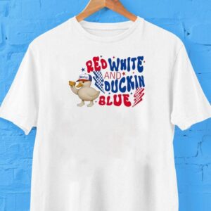 Hotdog Red White Ducking Blue American Shirt