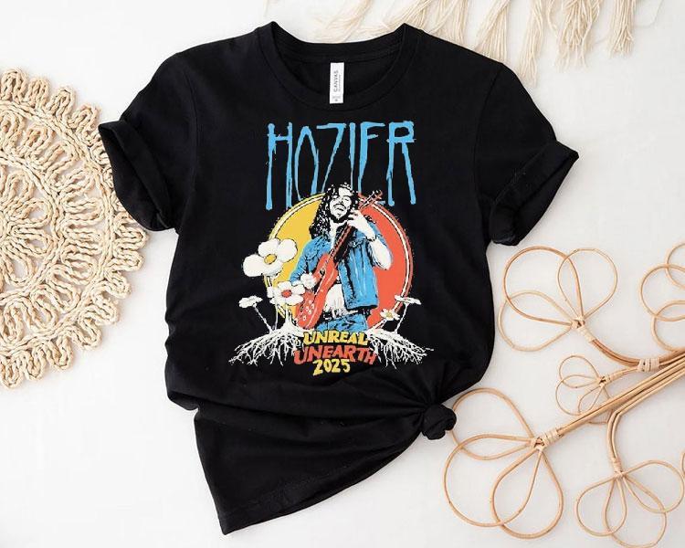 Hozier Unreal Unearth 2025 Flower Tour Shirt Hozier Unreal Unearth 2025 Flower Tour Shirt