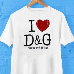 I Love D And G Dolce And Gabbana Tshirt
