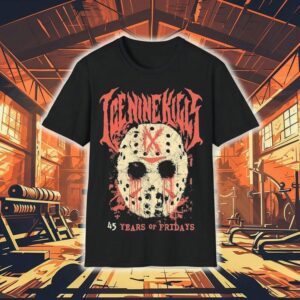 Ice Nine Kills Thank God It’s Friday Celebrating 45 Years Of Fridays Fear Mask Shirt