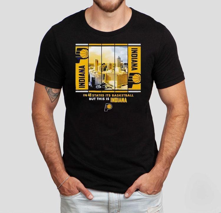 Indiana Pacers Stadium Essentials Skyline Boxout Shirt Indiana Pacers Stadium Essentials Skyline Boxout Shirt
