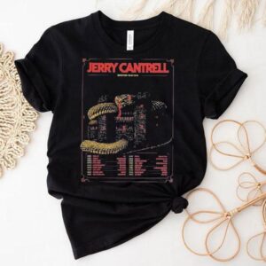 Jerry Cantrell European Tour 2025 Gig Tour Dates Serpent On The Castle Shirt
