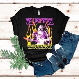 Jimi Hendrix House Burning Down Shirt