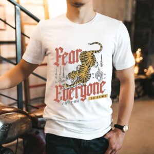 Jk News Fear Everyone Bad Thai Tiger Strike Shirt