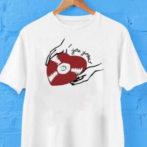 Joe Jonas Heart Record Red Tshirt