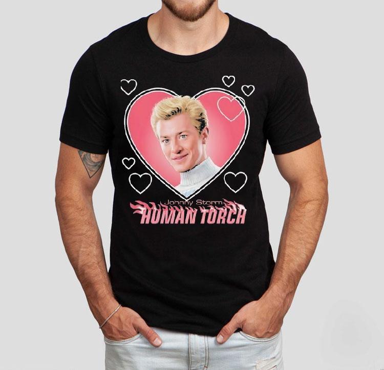 Johnny Storm Human Torch Shirt Johnny Storm Human Torch Shirt