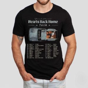 Jonah Marais Hearts Back Home Tour Dates 2025 Shirt