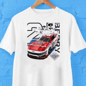 Josh Berry No 21 Ford Mustang Dark Horse For Wood Brothers Racing Shirt