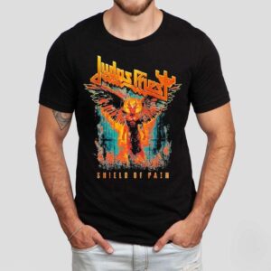Judas Priest Shield Of Pain Tour 2025 Winged Demon Shirt