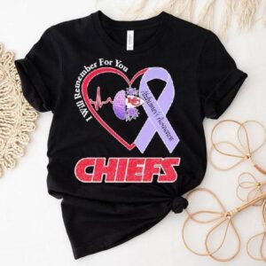 Kansas City Chiefs I Will Remember For You Alzheimer’s Awareness Heartbeat Brain Shirt Kansas City Chiefs I Will Remember For You Alzheimer’s Awareness Heartbeat Brain Shirt