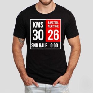 Kms 30 2nd Half Barstool New York 26 0-00 Shirt