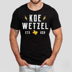 Koe Wetzel Shadow Sunfade Texas Usa Shirt