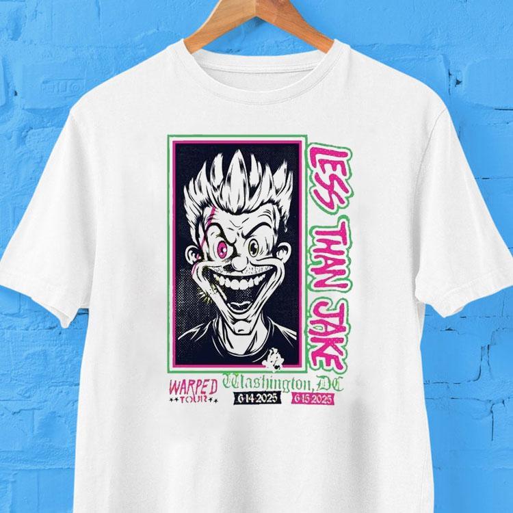 Less Than Jake At Vans Warped Tour 2 Shows In Washington Dc On June 14-15 2025 Shirt Less Than Jake At Vans Warped Tour 2 Shows In Washington Dc On June 14-15 2025 Shirt