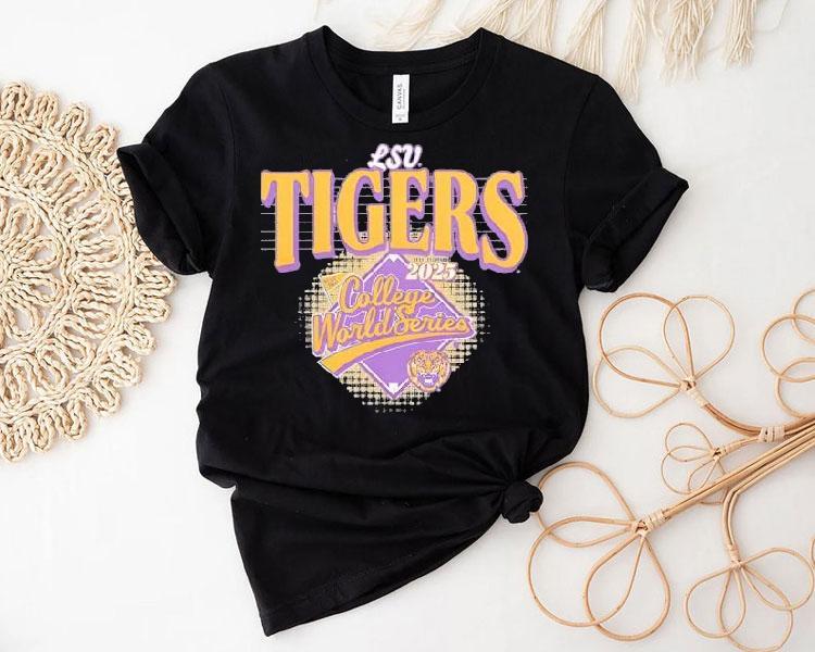 Lsu Tiger 2025 College World Series Baseball Shirt Lsu Tiger 2025 College World Series Baseball Shirt