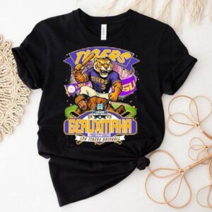 Lsu Tigers Ncaa 2025 College World Series Omaha Geauxmaha Power House Mascot Shirt