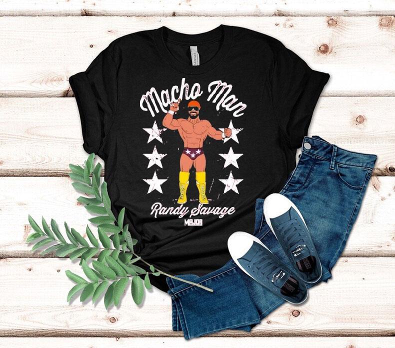 Macho Man Randy Savage Major Wrestling Figure Podcast Shirt Macho Man Randy Savage Major Wrestling Figure Podcast Shirt