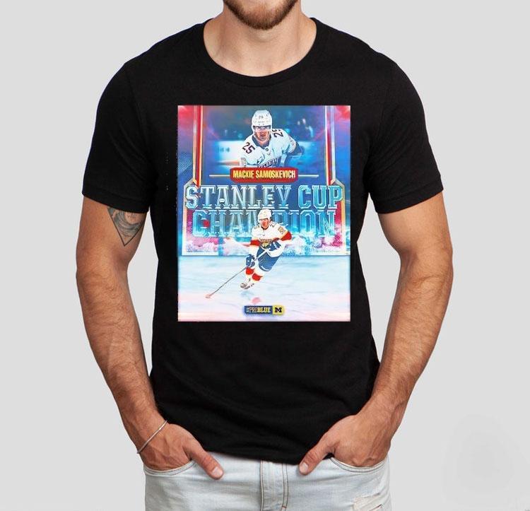 Mackie Samoskevich Florida Panthers Hockey Stanley Cup Champions 2025 Shirt Mackie Samoskevich Florida Panthers Hockey Stanley Cup Champions 2025 Shirt