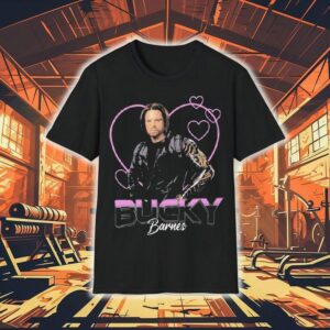 Marvel Thunderbolts Bucky Barnes Hearts Girls Shirt