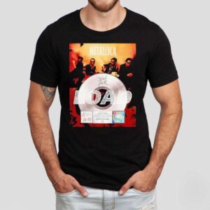 Metallica Load Platinum Award Plaque Signed Shirt Metallica Load Platinum Award Plaque Signed Shirt