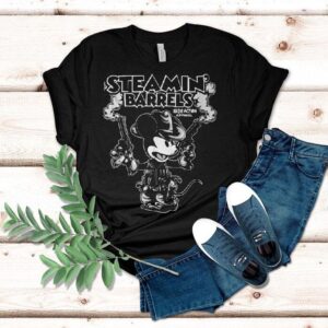 Mickey Mouse Steamin’ Barrels Shirt