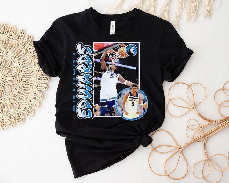 Minnesota Timberwolves Anthony Edwards Slam Dunk Shirt Minnesota Timberwolves Anthony Edwards Slam Dunk Shirt