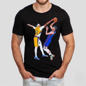 Myles Turner Block Shot Basketball Vintage Style Shirt