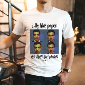 Nathan Fielder I Fly Like Paper Get High Like Planes Shirt