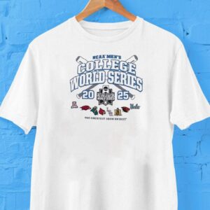 Ncaa Men’s College World Series The Greatest Show On Dirt 2025 8 Teams Logo Shirt