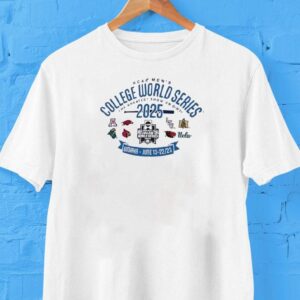 Ncaa Men’s College World Series The Greatest Show On Dirt 8 Teams Logo 2025 Shirt
