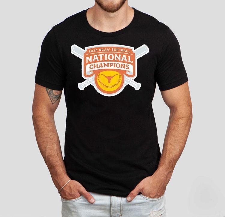 Ncaa Softball National Champions Texas Longhorns 2025 Logo Shirt Ncaa Softball National Champions Texas Longhorns 2025 Logo Shirt