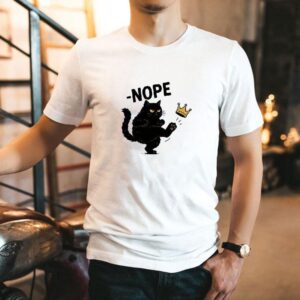 No Kings In America Black Cat Shirt