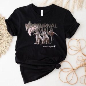 Nocturnal Animals Northern Lights Wolves Shirt