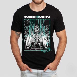 Of Mice Men Spring 2025 Tour Skeleton Shirt