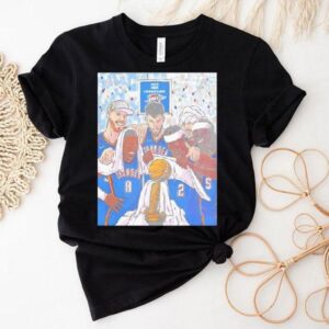 Oklahoma City Basketball 2025 Champions Team Chibi Shirt Oklahoma City Basketball 2025 Champions Team Chibi Shirt