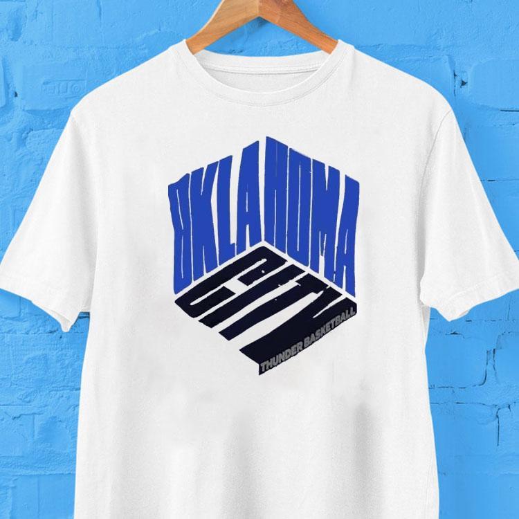 Oklahoma City Thunder Basketball Cube Shirt Oklahoma City Thunder Basketball Cube Shirt