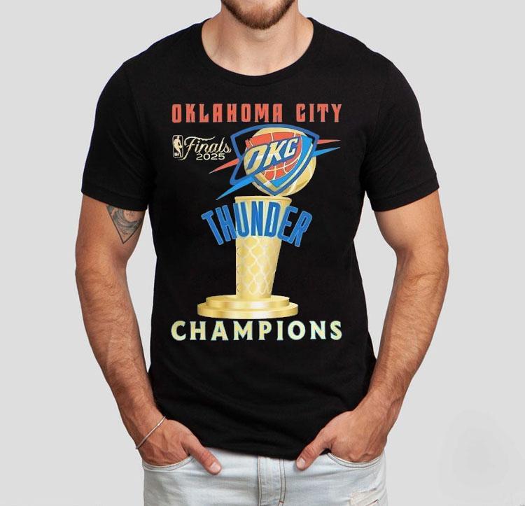 Oklahoma City Thunder Finals 2025 Champions Shirt Oklahoma City Thunder Finals 2025 Champions Shirt