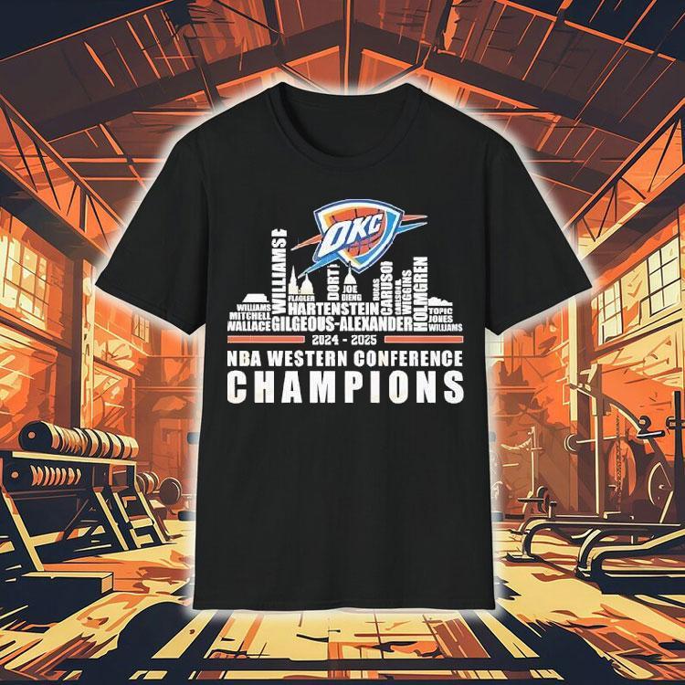 Oklahoma City Thunder Nba Western Conference Champions Unisex Shirt Oklahoma City Thunder Nba Western Conference Champions Unisex Shirt