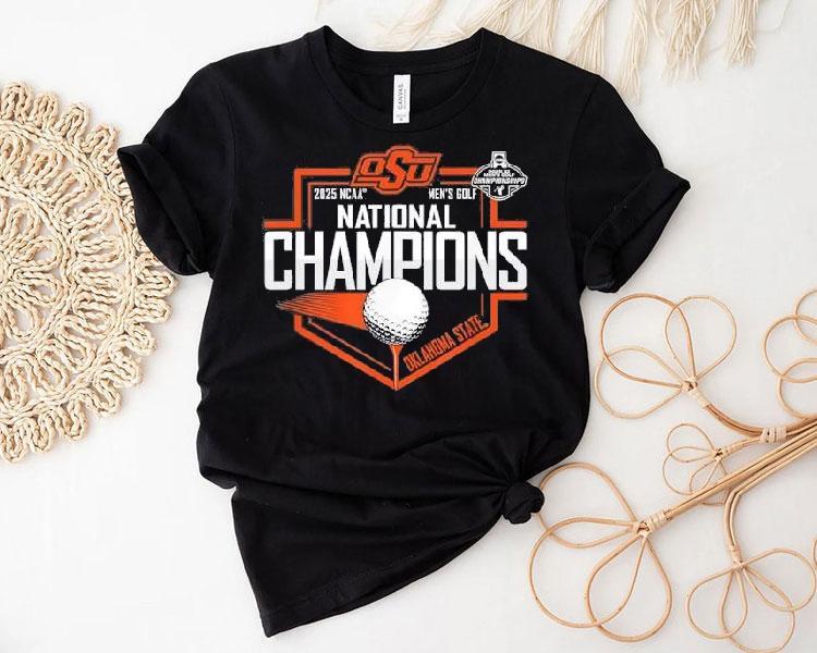 Oklahoma State Cowboys Ncaa Men’s Golf National Champions 2025 Shirt Oklahoma State Cowboys Ncaa Men’s Golf National Champions 2025 Shirt