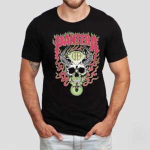 Pantera Skull Smoking Shirt