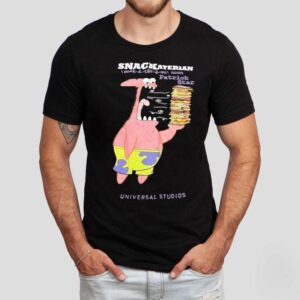 Patrick Star Snackaterian Cartoon Shirt