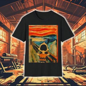 Peanuts Charlie Brown Scream Art Shirt
