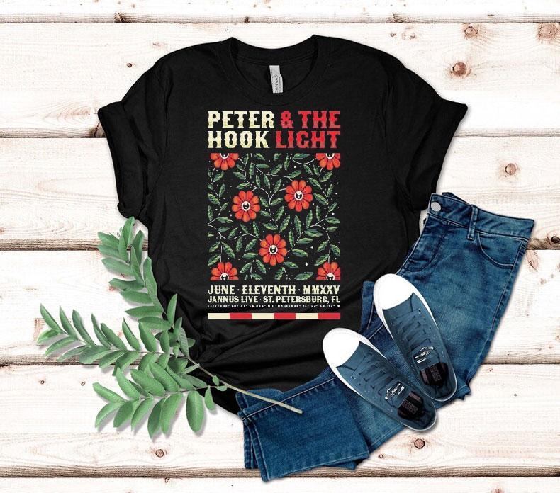 Peter Hook The Light June 11 2025 Saint Petersburg, Fl Shirt Peter Hook The Light June 11 2025 Saint Petersburg, Fl Shirt